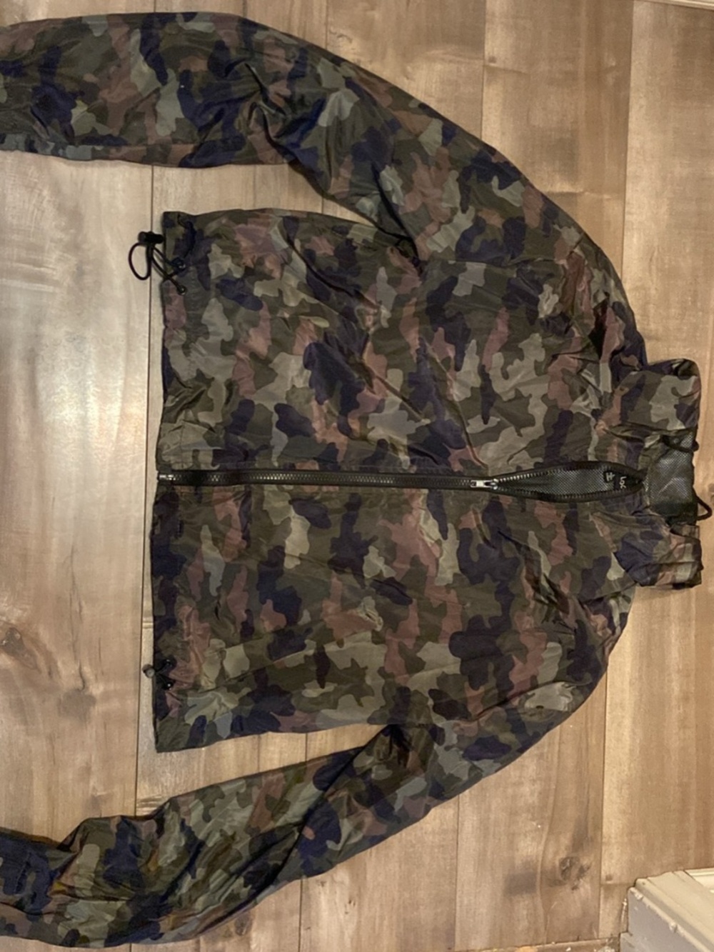 Camo Windbreaker Jacket